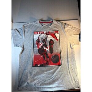 And1 Baller Street Basketball Gray Graphic Tee Men's Size XL - EUC T-Shirt